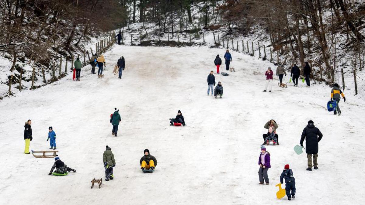 Frio y nieve en Europa