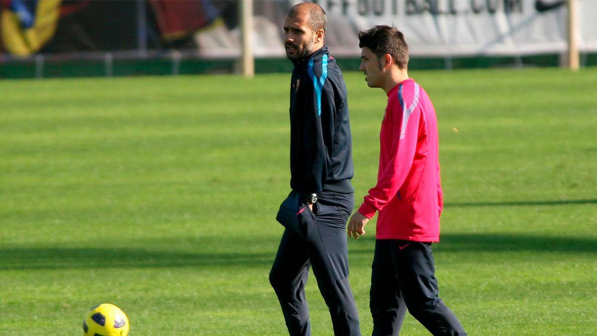 Villa: "Guardiola y el Barça me ayudaron a crecer tácticamente"