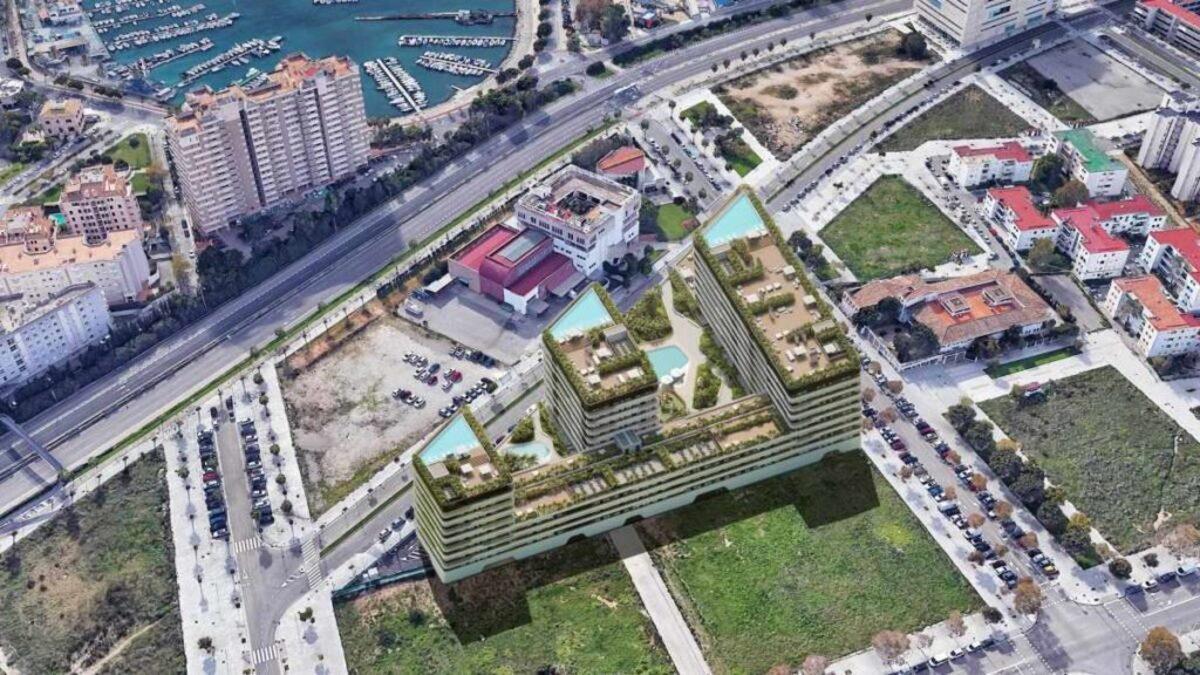 Así es el gran solar en el barrio de Nou Llevant de Palma donde se construirá un edificio de 331 viviendas de lujo solo para alquilar