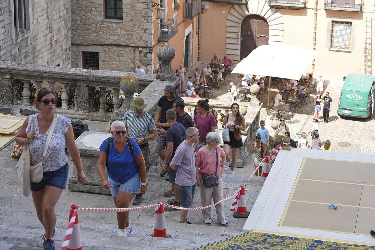 Girona catedral i entorn rodatge enredados