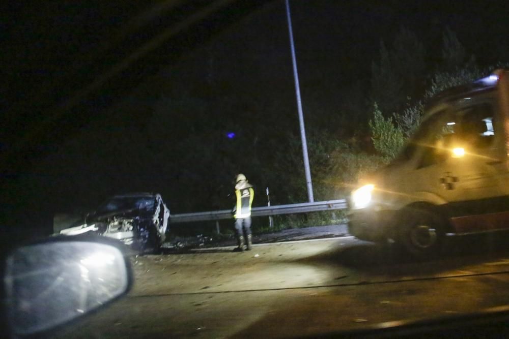 Un kamikaze fallece y deja cinco heridos tras sembrar el pánico en la autopista "Y"