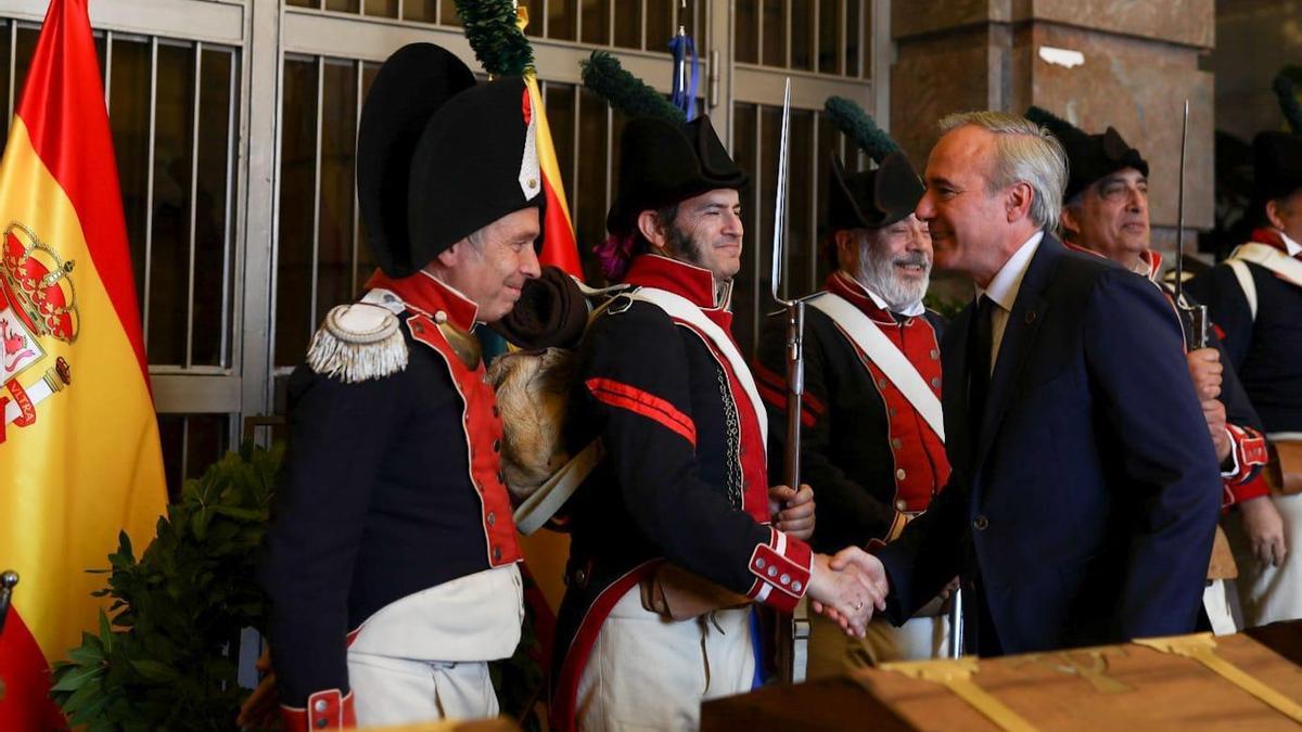 Homenaje a las heroínas de los Sitios de Zaragoza