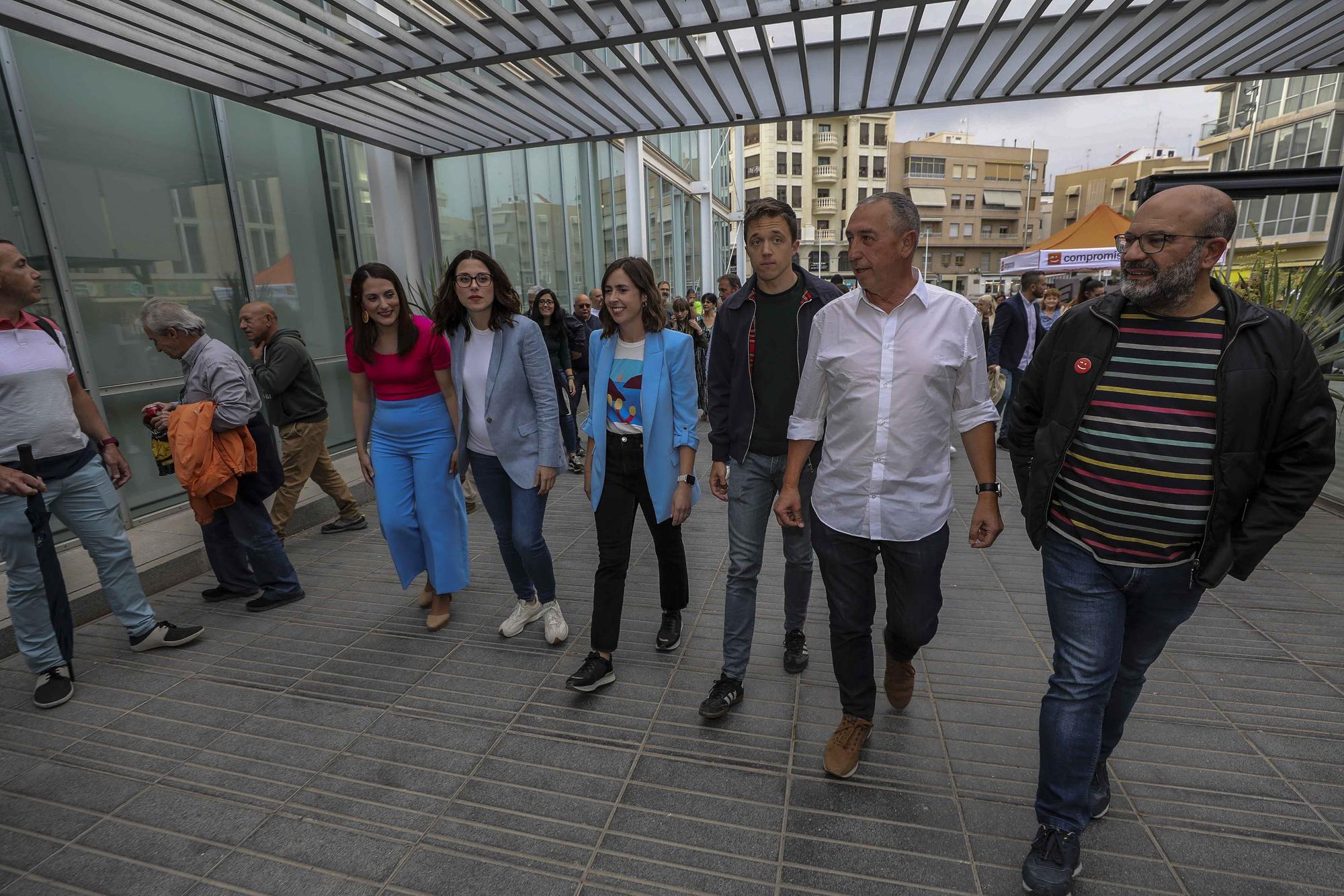 Íñigo Errejón en Elche con Compromís