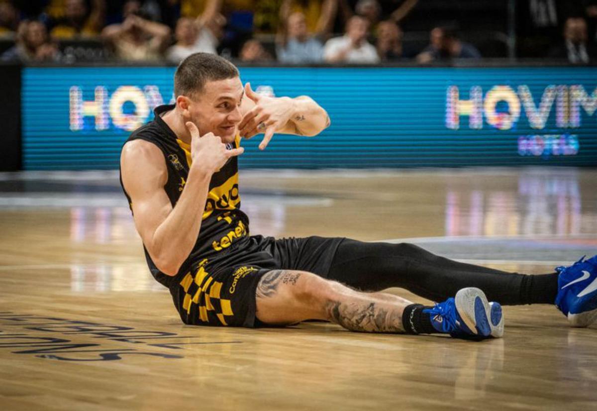 Kyle Guy, en su primera etapa como jugador de La Laguna Tenerife.