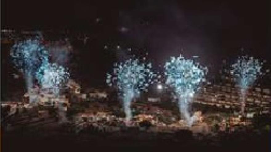 Fiesta Mayor de San Lorenzo: Gran Quema de fuegos artificiales y volcán de voladores