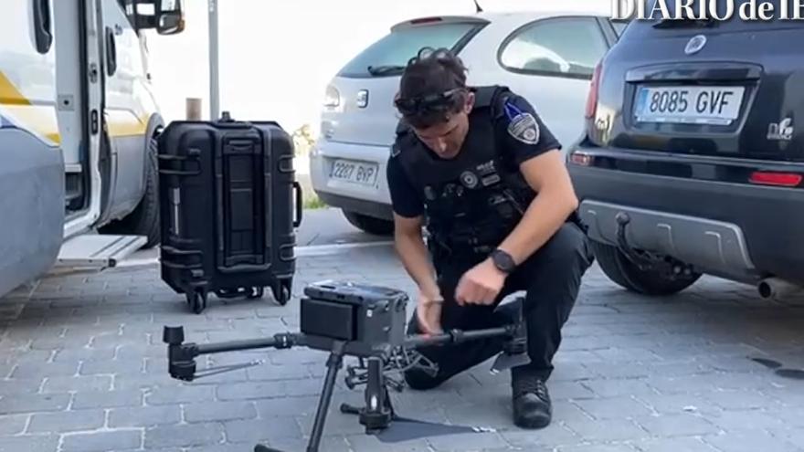 Drones para que los ojos de la Policía de Sant Josep lleguen a todas partes