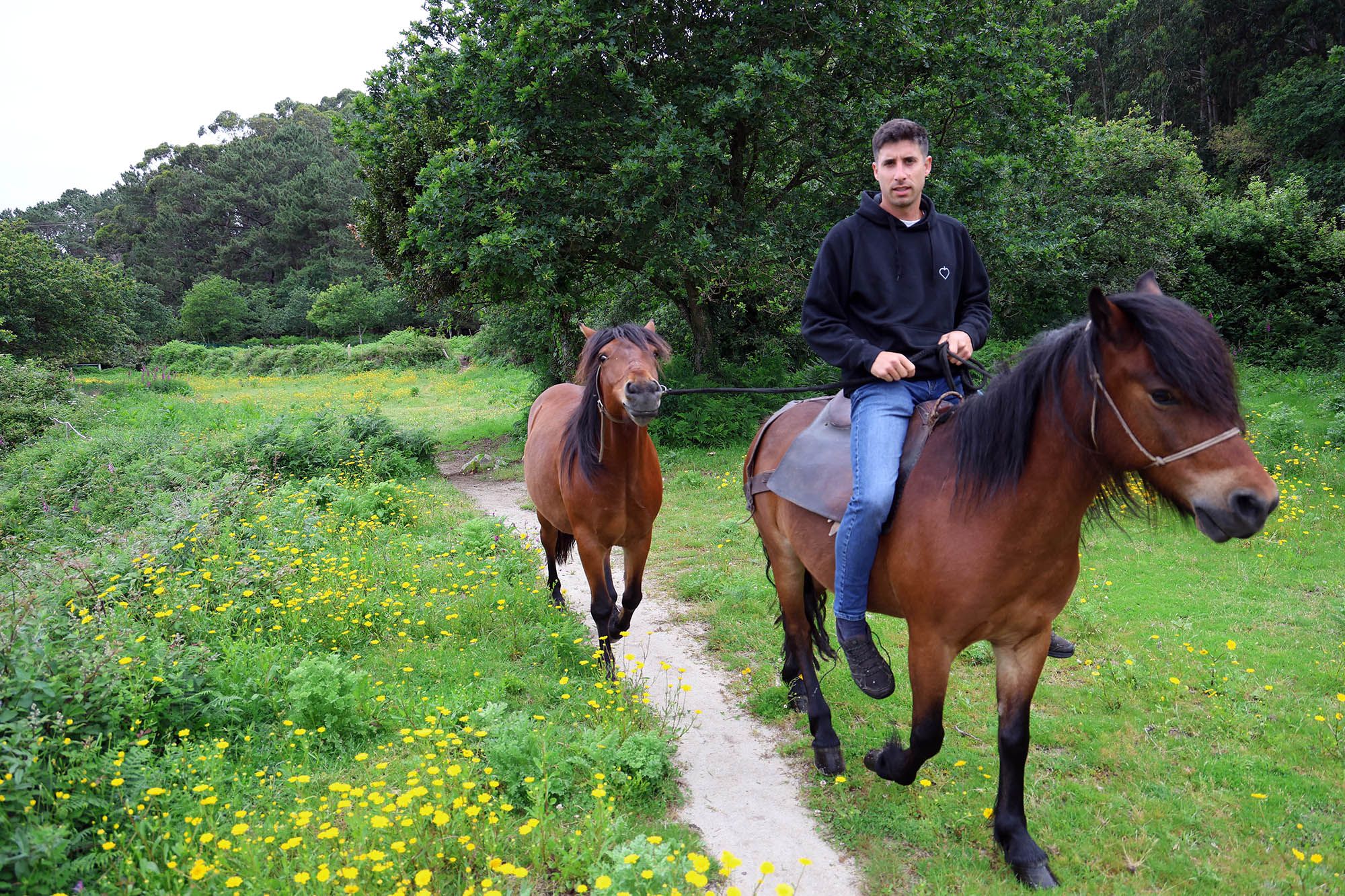 La aventura de Galo, Grelo y el “cowboy” de Baiona