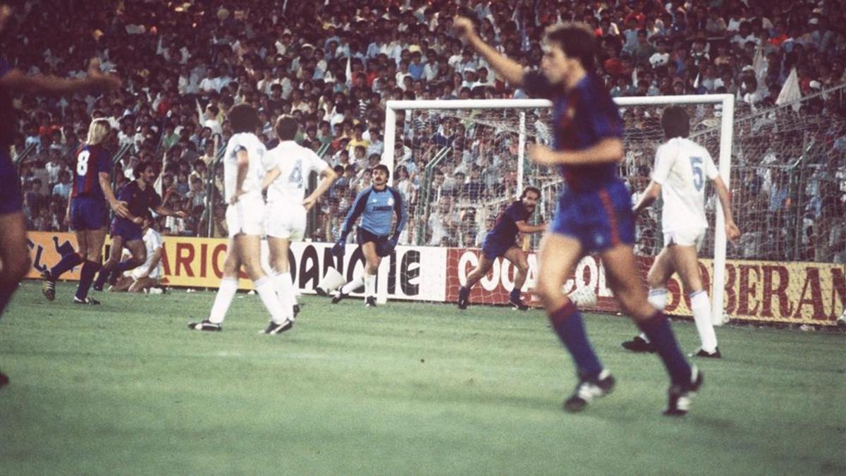 Calderé firmó el 0-3 en Madrid, en 1984