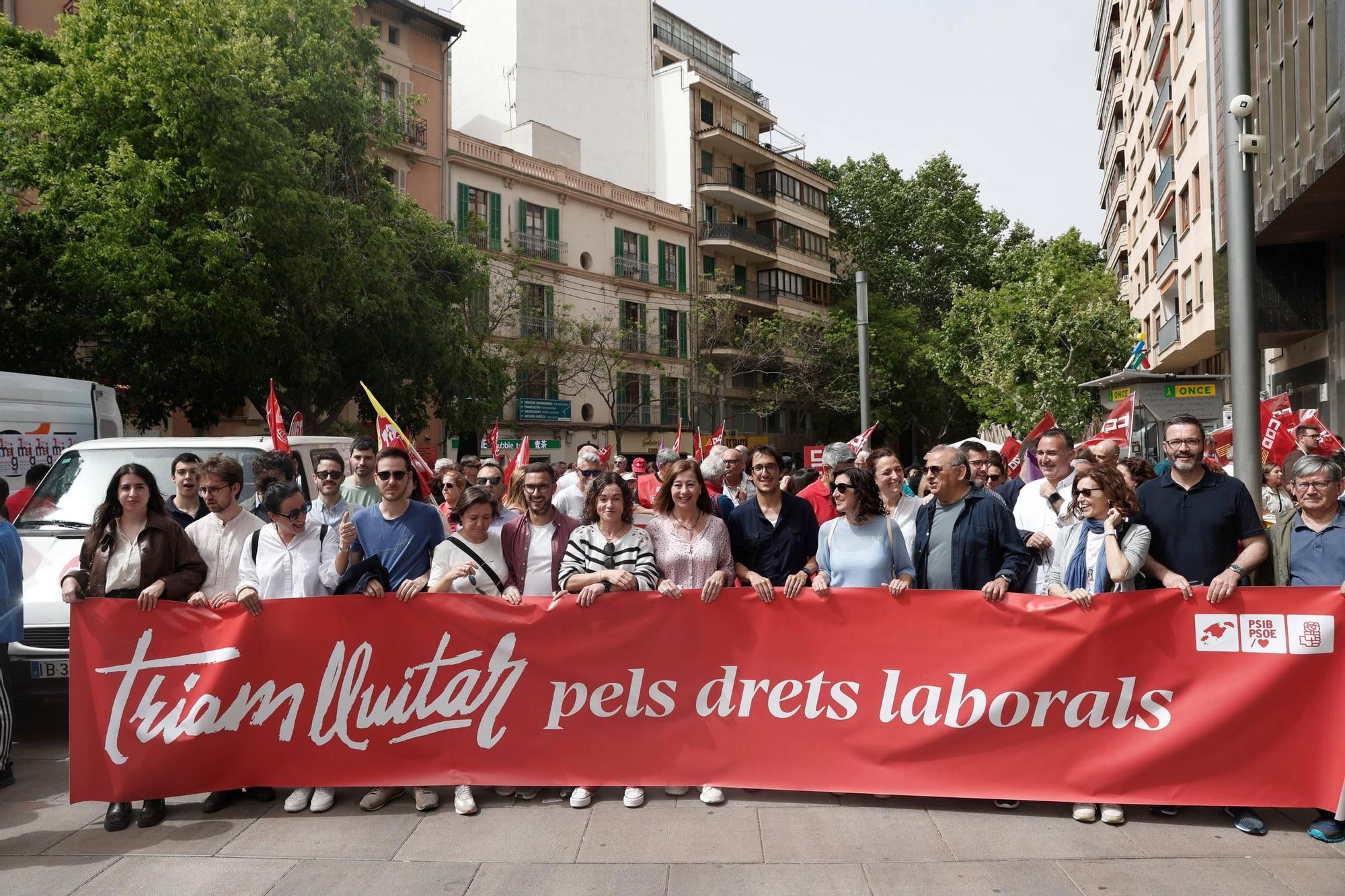Manifestación del Día del Trabajador en Palma
