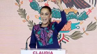 Claudia Sheinbaum celebra convertirse "en la primera mujer presidenta de México"