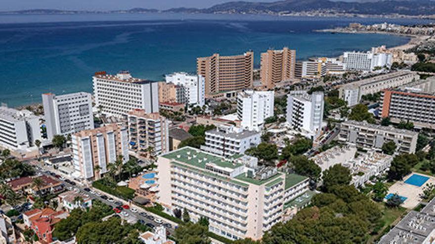 Hotels an der Playa de Palma auf Mallorca.