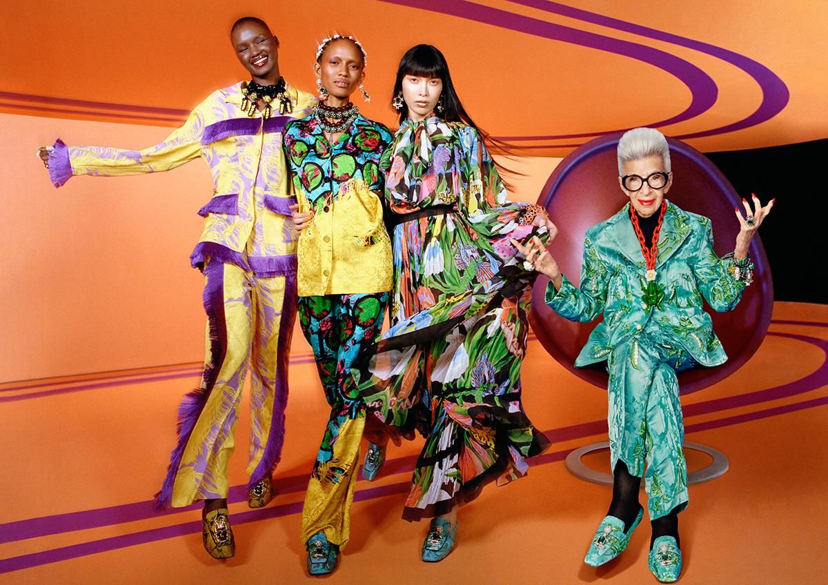 Colección de H&M con Iris Apfel.