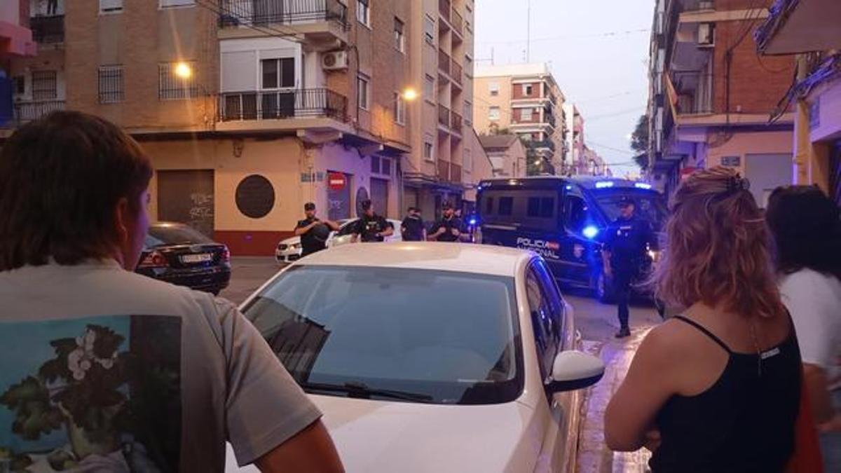 Dispositivo policial para el desalojo en 2024