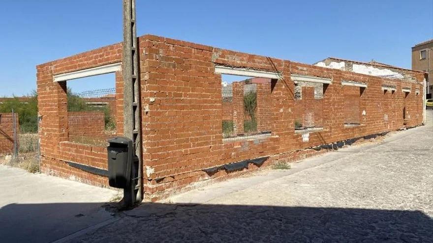 Zona de construcción de la residencia de mayores de Huertas de Ánimas.