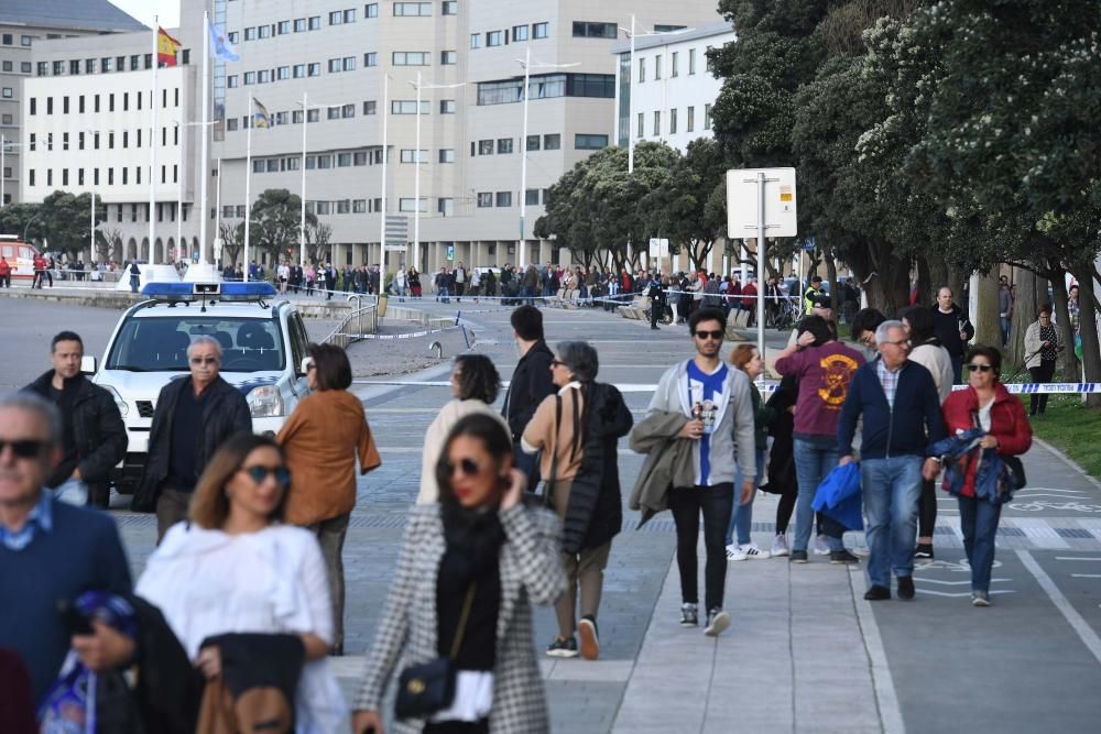 Cerrado el acceso a las playas con alerta por temporal costero