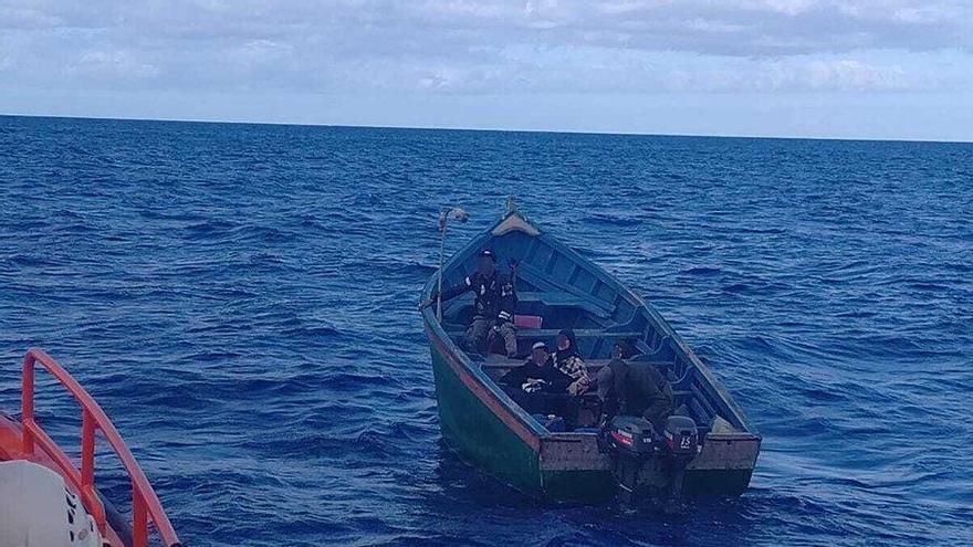 La patera localizada en Maspalomas