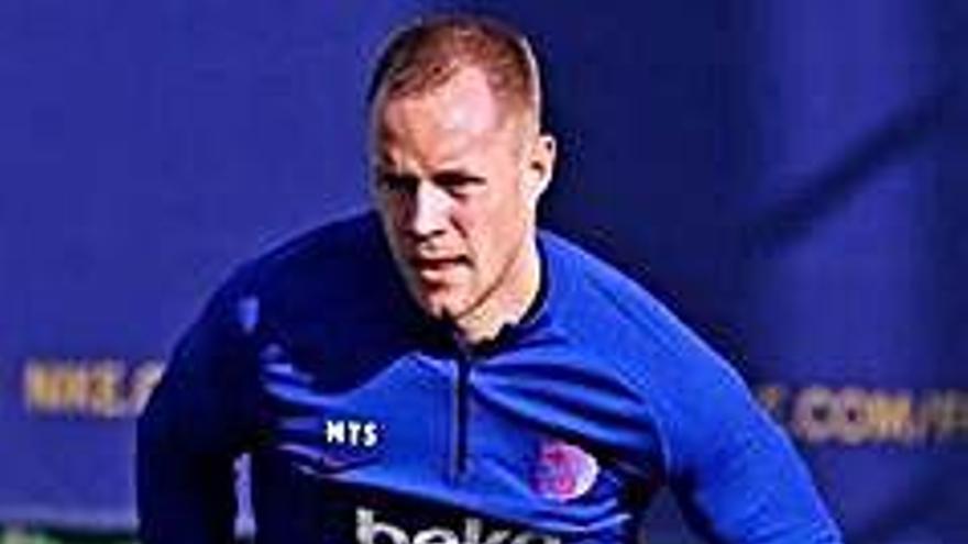 Ter Stegen pot ser baixa pel derbi