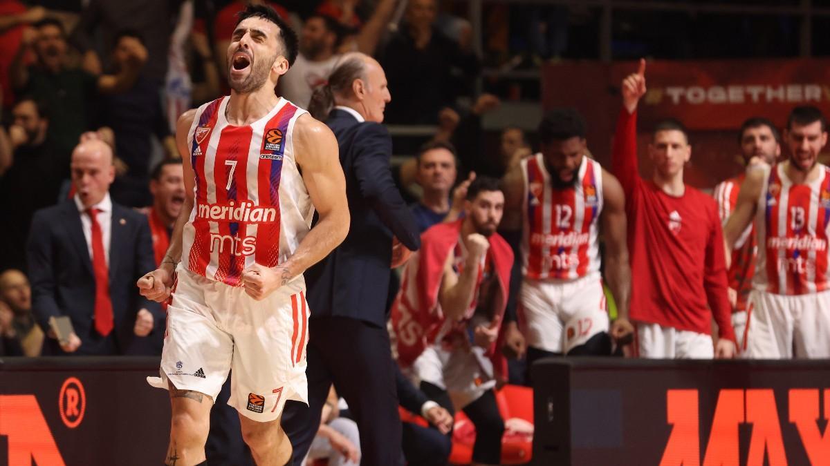 Facundo Campazzo, con Estrella Roja