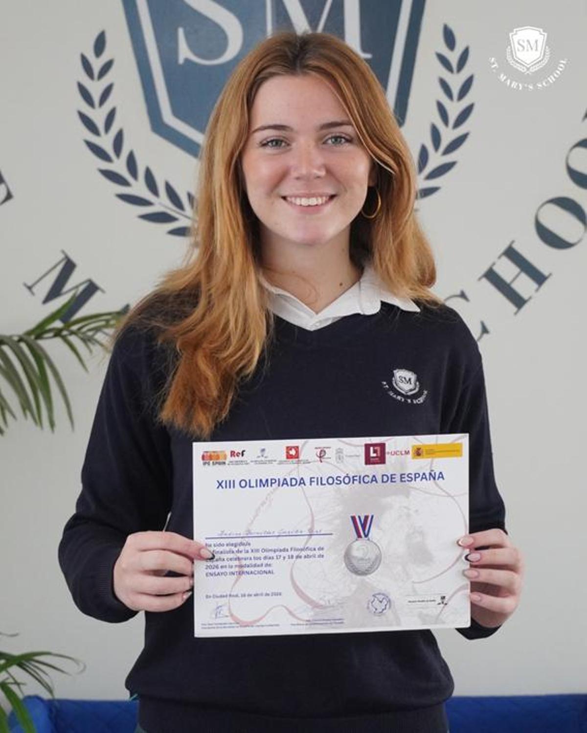 Andrea Bernáldez González-Rojas, alumna del colegio St. Mary’s School.