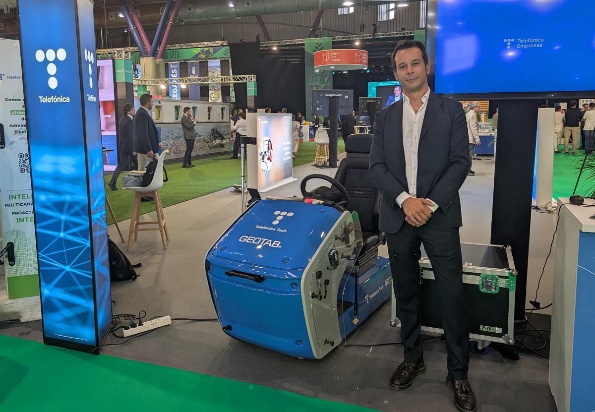 Eduardo Barriga, de Telefónica Tech, en el foro Greencities de Málaga.