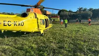 Fallece un ciclista tras caer por un barranco de 20 metros en la Vall de Gallinera