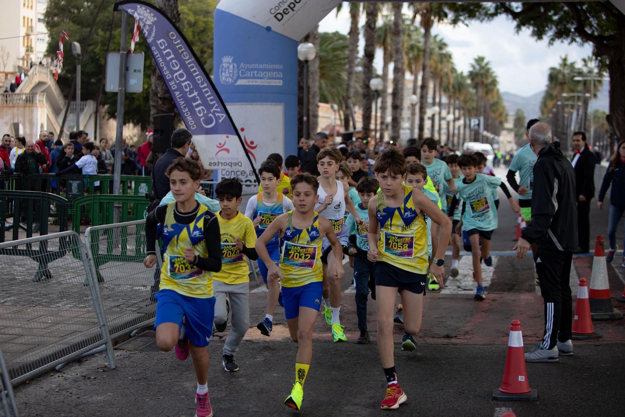 Las imágenes de la San Silvestre infantil 2024 en Cartagena
