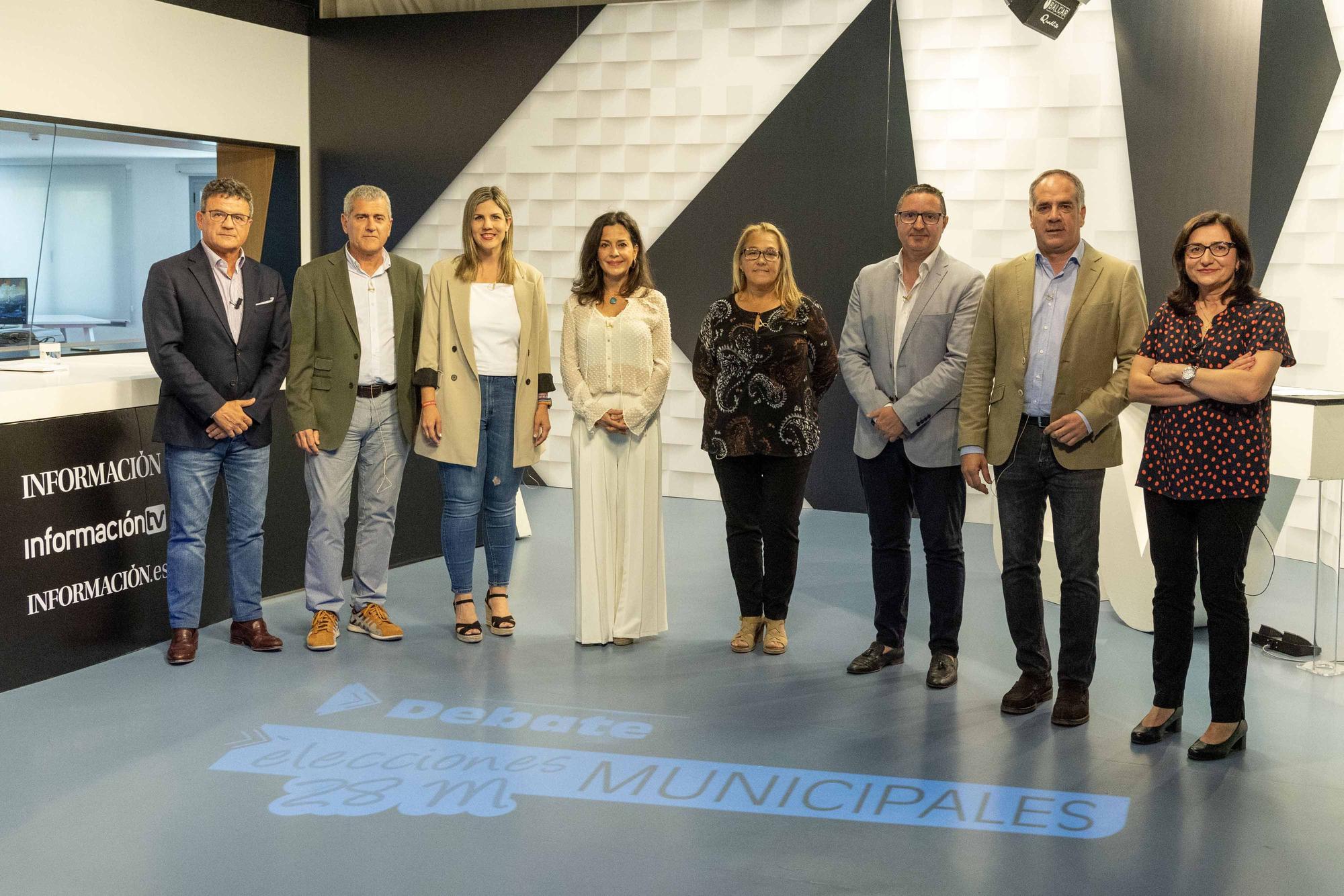 Debate electoral de los candidatos de Sant Joan d´Alacant en INFORMACIÓN