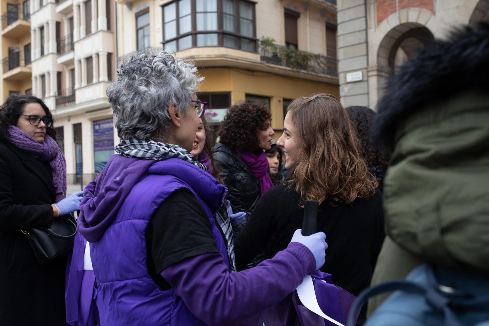 GALERÍA | El acto del 25N en Zamora, en imágenes