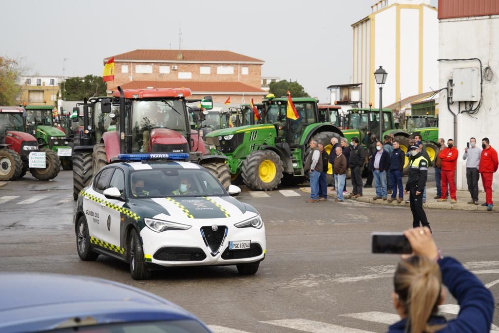 Tractorada en Los Pedroches por la crisis del campo