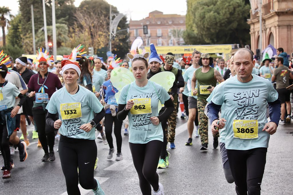 Las imágenes de la San Silvestre 2024 en Murcia