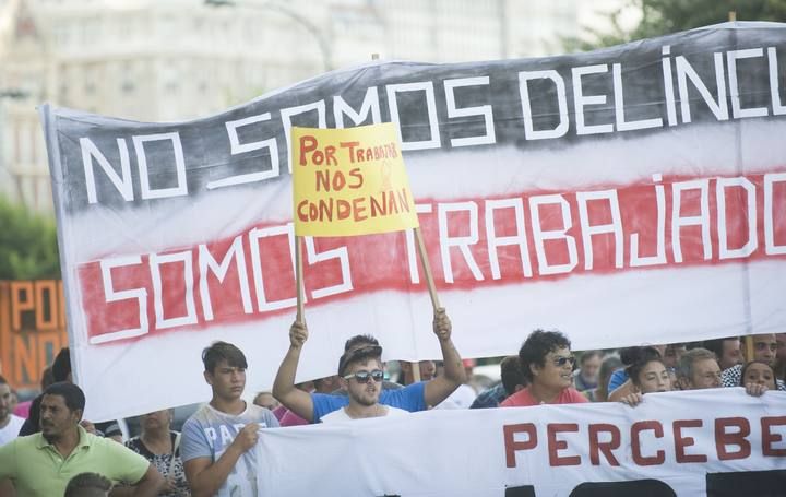 Percebeiros furtivos de O Portiño piden licencias