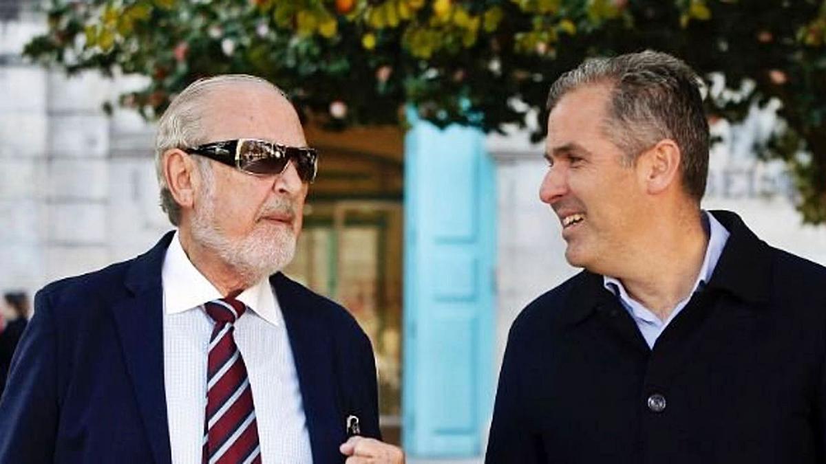 Cobián, en 2019, cuando mostró su apoyo expreso a Rafael Domínguez. |   // FDV=