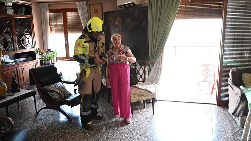 La rotura de cristales por la mascletà provoca heridas a una mujer en Luceros
