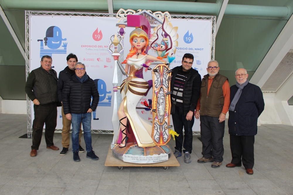 Primera jornada de entrega de Ninots en las Fallas 2019