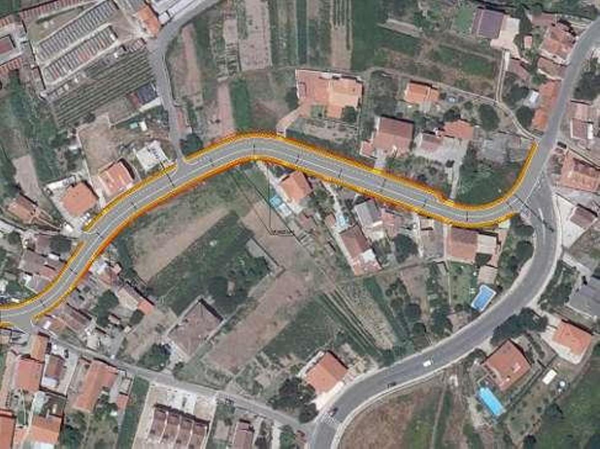 La Diputación licita por 1,3 millones la urbanizacion de la carretera de Coiro