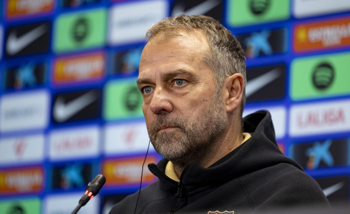 Hansi Flick. FC Barcelona. Foto Javi Ferrandiz