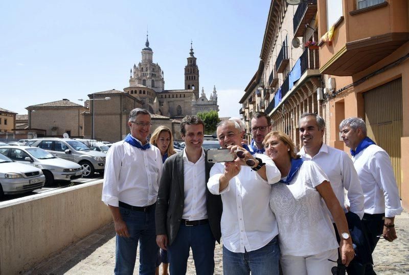 Visita de Pablo Casado a Tarazona