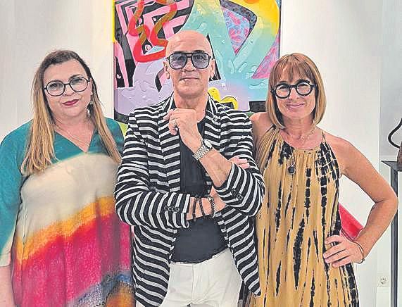 Carmen Oliva, Tato Alaniz y Vanesa Matas.