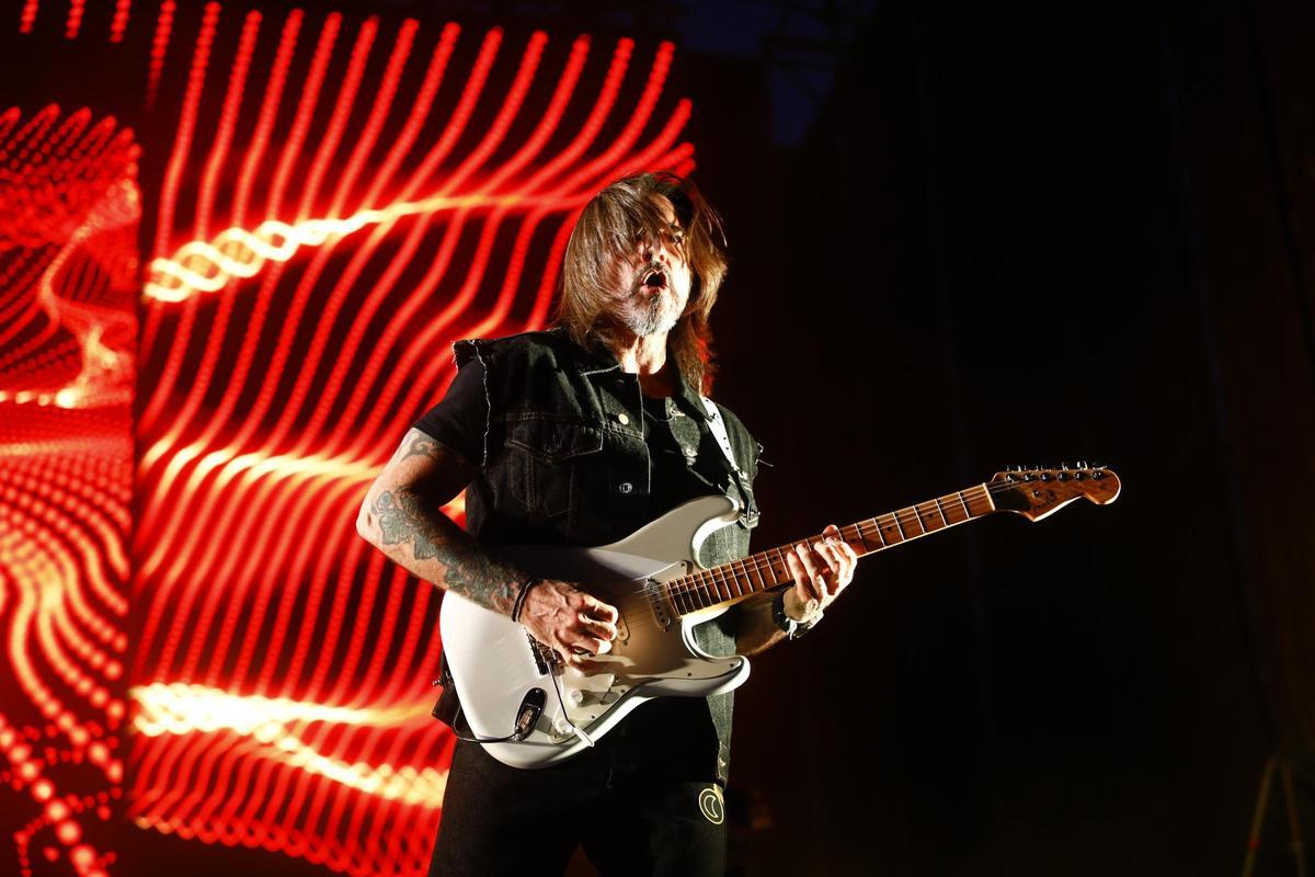 Juanes en plena faena en el Vive Latino.