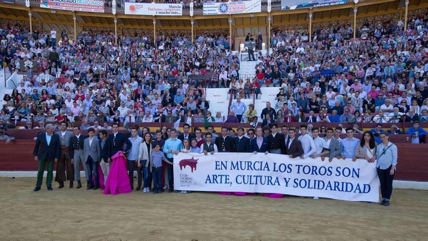 Prolegómenos con los alumnos de la Escuela de Tauromaquia de la Región de Murcia.