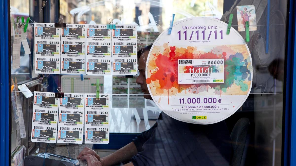 Premis del sorteig de l'11 de l'11 de l'ONCE 2020 Premis del sorteig de l'11 de l'11 de l'ONCE 2020