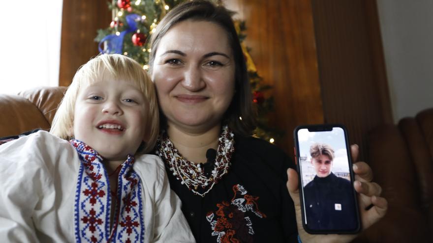 Mariia Reznykova, refugiada ucraniana en Asturias: &quot;A 2023 solo le pido paz para volver a abrazar a mi hijo mayor&quot;