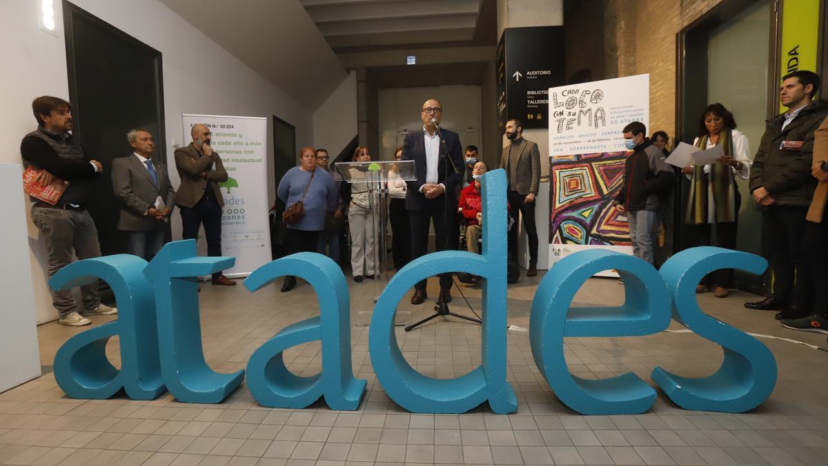 Felipe Faci, en la inauguración de &#039;Cada loco con su tema&#039;.