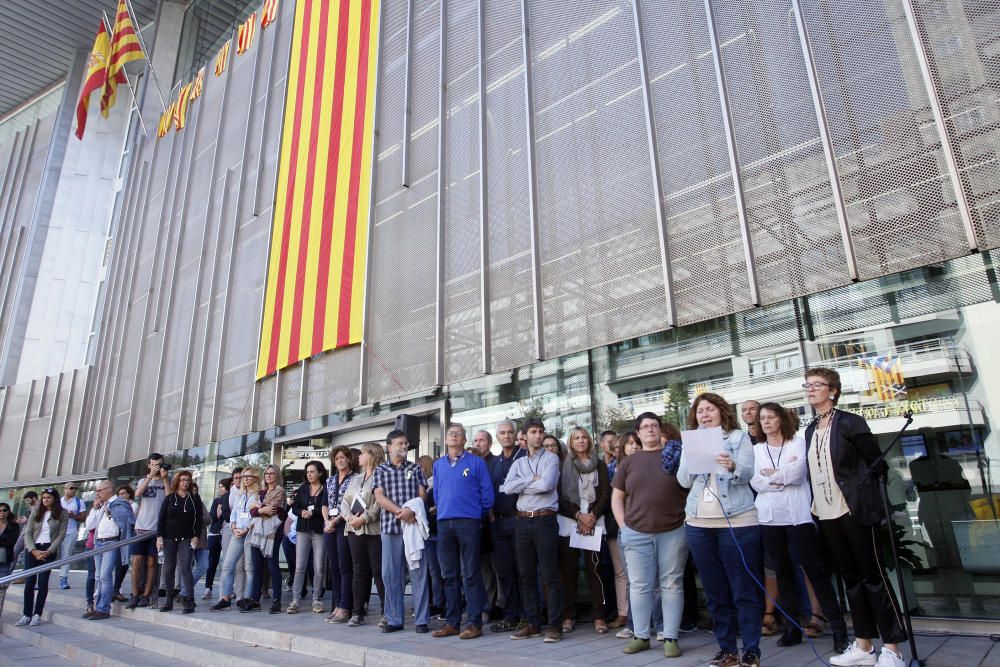 Els estudiants gironins surten al carrer contra l'aplicació de l'article 155