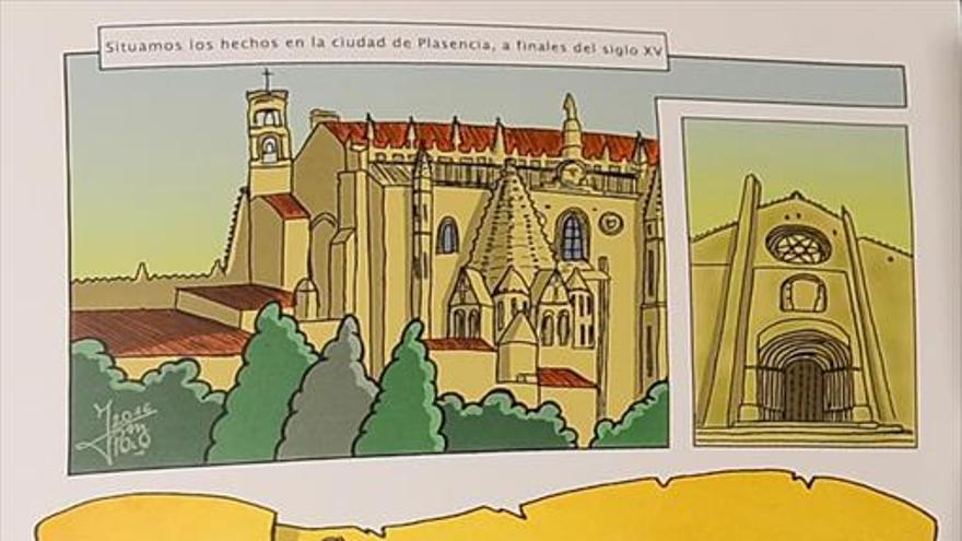 Editados 2.000 cómics sobre la leyenda del autor de la sillería de la catedral