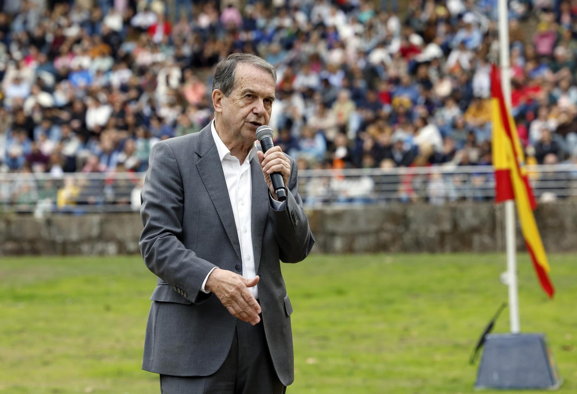 Exhibición de la Policía Nacional en el auditorio de Castrelos en Vigo