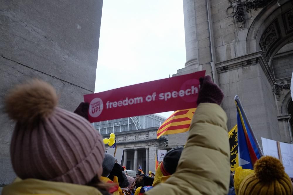 La manifestació de Brussel·les vista des de dins