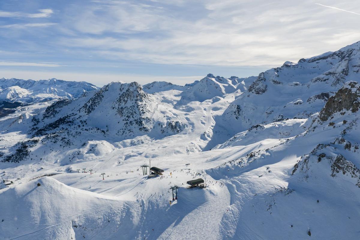 Pistas de Formigal tras la gran nevada.