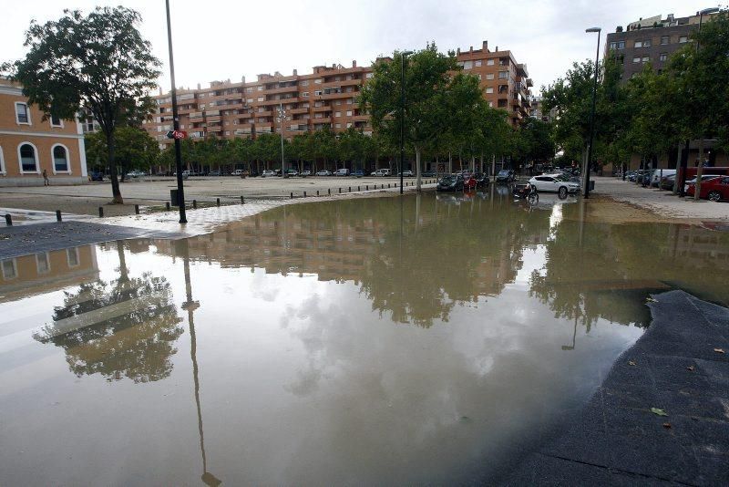 Fuerte tormenta en Zaragoza