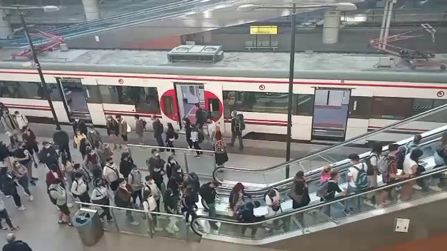 Situación de los trenes en Castellón